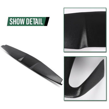 Solid Spare TPE Dashboard Dash Cover Overlay Black Fit For 2005-2009 Ford Mustang Base Model