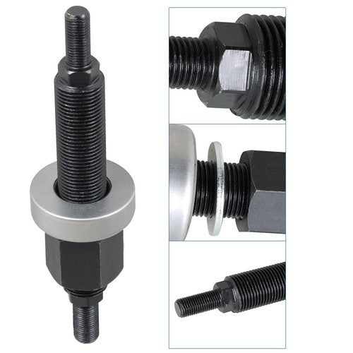 Solid Spare Black Harmonic Balancer Installation Steel Tool Fit For Small Block Chevy