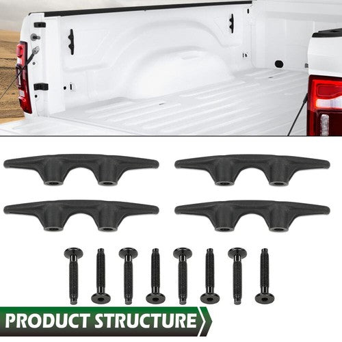 Solid Spare Fit For 2002-2008 Dodge Ram/2019-2022 Ram 2500 Bed Tie Down Hooks w/ Bolts