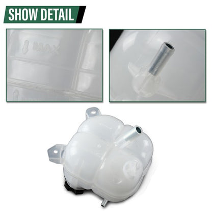 Solid Spare Coolant Reservoir Tank Fit For 2015-2017 Chrysler 200 2014-2018 Jeep Cherokee