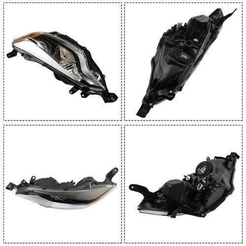 Solid Spare Pair For Toyota Corolla 2014-2016 Headlights Driver+Passenger Side Clear Lens