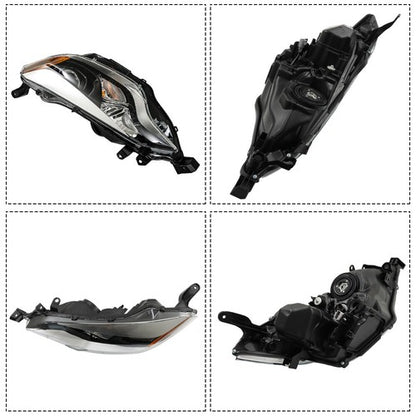 Solid Spare Pair For Toyota Corolla 2014-2016 Headlights Driver+Passenger Side Clear Lens
