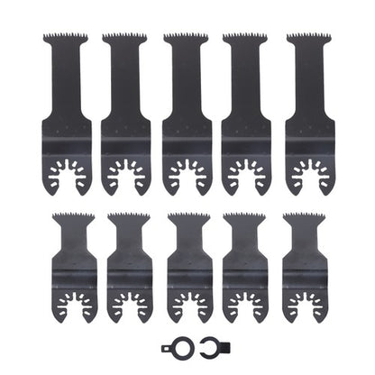 Solid Spare 10 PCS Oscillating Multitool Blades Kit Japanese Tooth Saw Blades Extra-Long