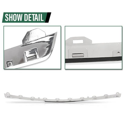 Solid Spare Front Bumper Grille Molding Fit For 2014-2016 Mercedes-Benz E250 E300 E350 E400