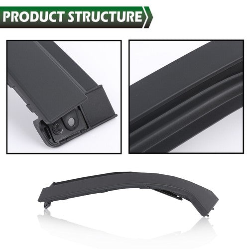 Solid Spare Fit For 2010-2018 Ram 2500 3500 Front Left Side Bumper Trim Filler Molding