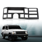Solid Spare Fit For 84-1996 Jeep Cherokee XJ Comanche Dash Radio Bezel Instrument Trim Black