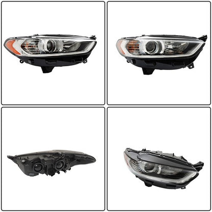 Solid Spare For Ford Fusion 2013 2014 2015 2016 Headlight Headlamp Assembly Halogen Right