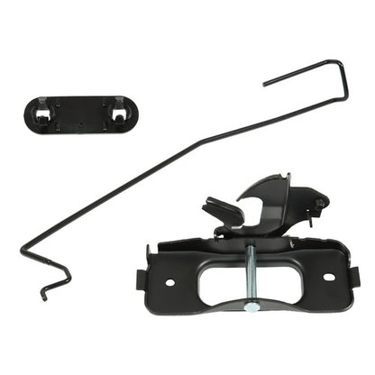 Solid Spare Hood Latch & Striker Rod Safety Catch Left Side For 05-09 Dodge Ram 2500 Pickup