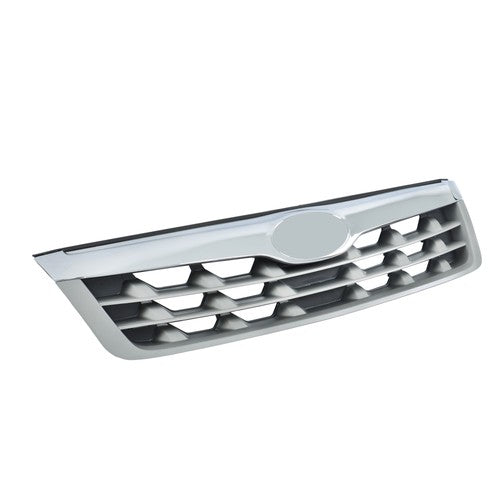 Solid Spare New For Subaru Forester 2011-2013 Plastic Front Bumper Upper Grille Chrome Trim