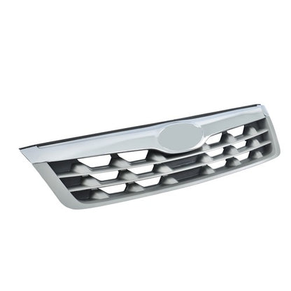 Solid Spare New For Subaru Forester 2011-2013 Plastic Front Bumper Upper Grille Chrome Trim