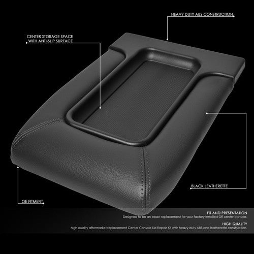Solid Spare Center Console Lid Arm Rest Latch Fit For Avalanche Silverado Sierra 1999-2007