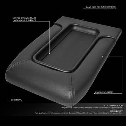 Solid Spare Center Console Lid Arm Rest Latch Fit For Avalanche Silverado Sierra 1999-2007