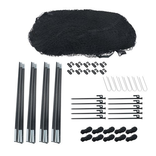 Solid Spare 33x12x10 FT Baseball Batting Cage Softball and Baseball Practice Net Heavy Duty