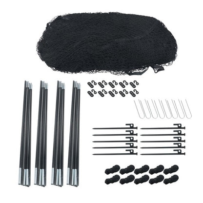 Solid Spare 33x12x10 FT Baseball Batting Cage Softball and Baseball Practice Net Heavy Duty
