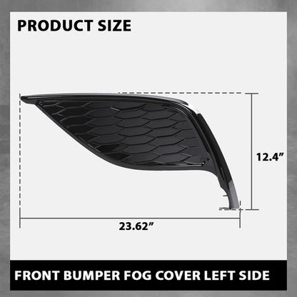 Solid Spare Fit For 21-24 Toyota Camry SE XSE Front Bumper Insert Fog Light Cover Left Side