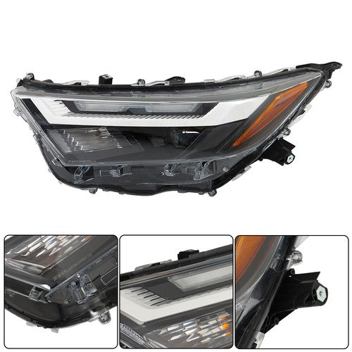 Fit 2022 2023 Toyota RAV4 XLE Halogen Headlight W/ LED DRL Left Driver Side