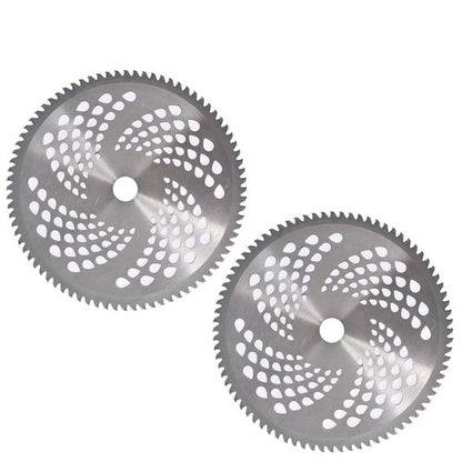 Solid Spare 2 PK -10" x 80T Carbide Tip Brush Blades  for Cutter, Trimmer, Weed Eater