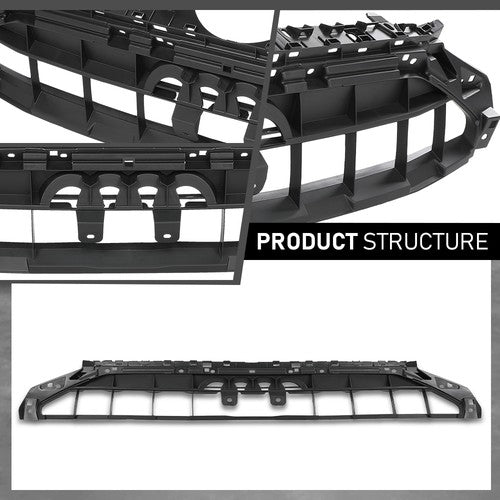 Solid Spare Front Upper Grille Bracket Fit For 2020-2024 Audi A4 QuattroS4 w/ S-Line Package