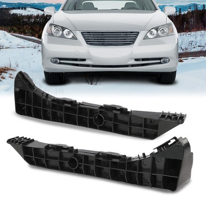 Solid Spare Fit For 2007-2012 Lexus ES350 Base Front Bumper Retainer Bracket Left+Right