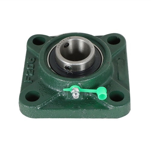 Solid Spare 2 PCS Solid Base Pillow Block Flange Mounted Bearing 1" Bore 4 Bolt UCF205-16