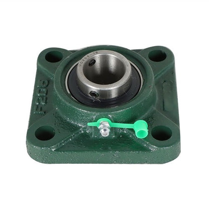 Solid Spare 2 PCS Solid Base Pillow Block Flange Mounted Bearing 1" Bore 4 Bolt UCF205-16