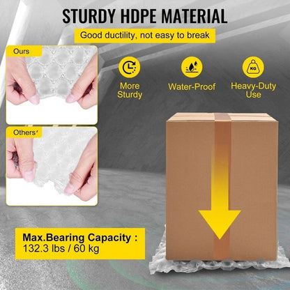 984' x16" Air Cushion Machine Film Small Bubble Pillow Packaging Padding 4 Rolls