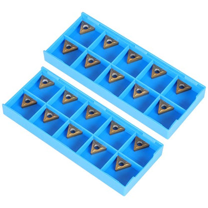 Solid Spare 20Pcs TCMT21.51 Turning Inserts TCMT110204 Carbide Inserts TCMT Insert