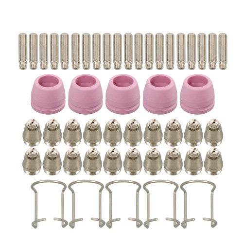 Solid Spare KIT TIPS CUT50 60Amp 50pcs SG-55 AG-60 WSD-60 Plasma Cutter Torch Consumables