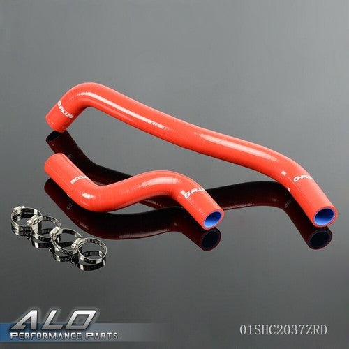 Solid Spare Silicone Radiator Hose Fit For Toyota Starlet EP82 Glanza GT Turbo 4E-FTE Red