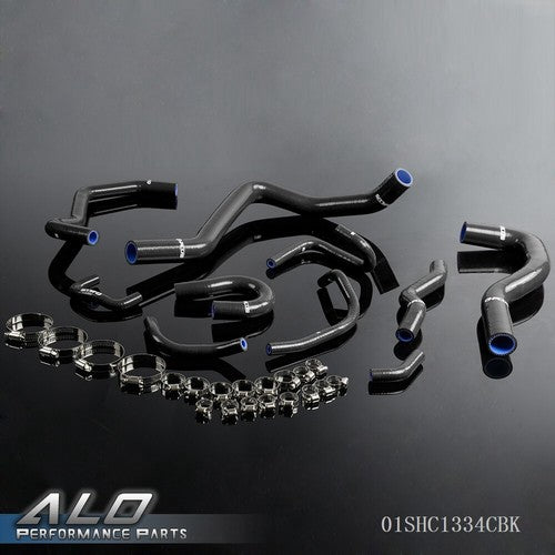 Solid Spare Silicone Radiator Hose Black Fit For 88-91 Civic/CRX EE EF/CR-X Base/DX/ HF/Si