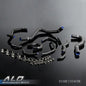 Solid Spare Silicone Radiator Hose Black Fit For 88-91 Civic/CRX EE EF/CR-X Base/DX/ HF/Si