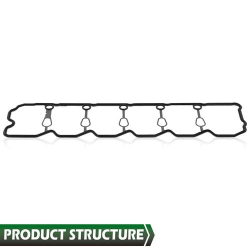 Solid Spare Fit For 98-02 Dodge Ram Freightliner 5.9L Pump Valve Cover Gasket Seal Black