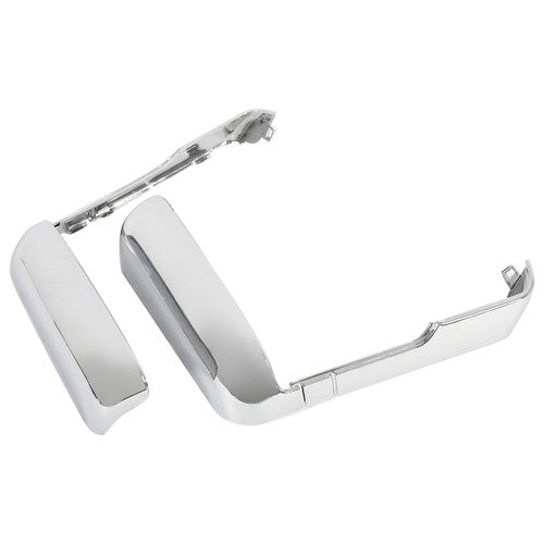 Solid Spare Chrome Top+Side Mirror Cover For 20-24 Chevy Silverado GMC Sierra HD 2500 3500