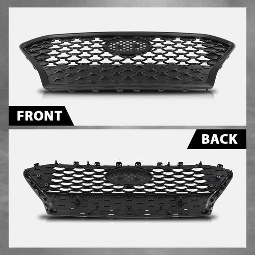 Solid Spare Front Bumper Upper Grille Grill Black 86350J9000 Fit For 2018-2021 Hyundai Kona