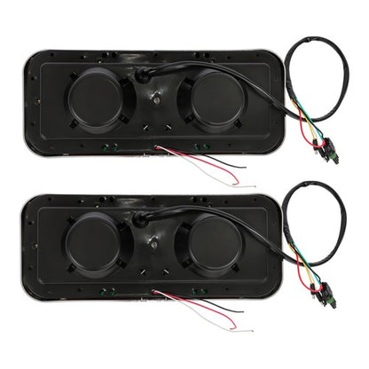 Solid Spare Pair Full Led Headlights For Kenworth T800 Peterbilt Freightliner Western Star