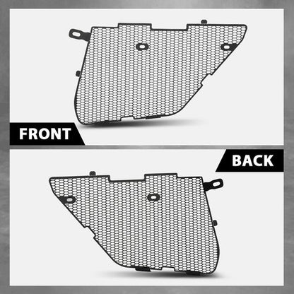 Solid Spare Fit For 2020-2025 Corvette C8 Aluminium Radiator Mesh Grill Grille Guards Covers