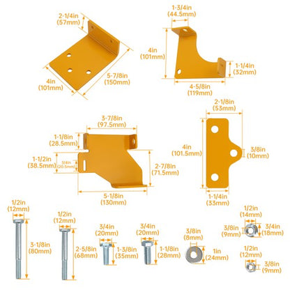 Solid Spare For Hustler Raptor SD/SDX Zero Turn Mower Transmission Hydro Bracket Kit #125255