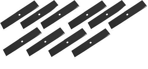 Solid Spare (10) Little Wonder Gas Edger Compatible Blade 10" w/ 1/2" Hole 40-409 - 4 Sided