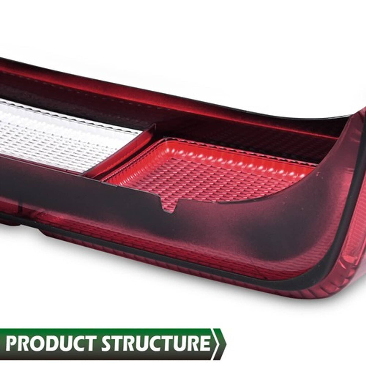 Solid Spare Rear Tail Light Brake Lamp Lens Fit For 1987-1993 Ford Mustang Left Side