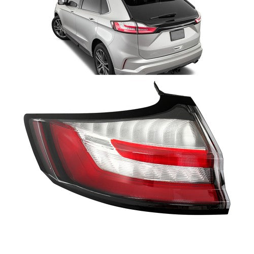 Solid Spare For 2019-2022 2023 Ford Edge SE SEL Driver Side Outer Lamp LED Rear Tail Light