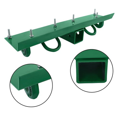 Solid Spare Bolt on Grab Hooks & D Rings & 2" Receiver Fits for John Deere Compact Tractor