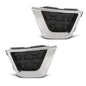 Solid Spare Fit For 2019-2023 Jeep Renegade Front Bumper Fog Light Cover Lamp Trim Pair