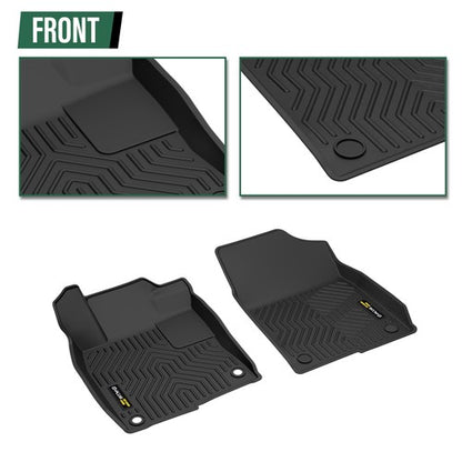 Solid Spare All Weather TPE Floor Mats Liners Fit For 22-24 Honda Civic/23-24 Acura Integra