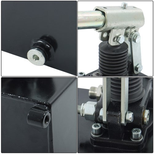 Solid Spare Hydraulic Piston Hand Pump 2.7 Cid 5 Quart With Valve For Double Acting Cylinder