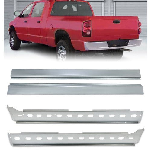 Solid Spare Outer & Inner Rocker Panels For Dodge Ram 1500/2500 4 Door Quad Cab 2002-2008