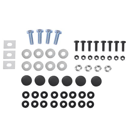 Solid Spare For 2006-2011 Hummer H3 Brush Grill Grille Guard in Black Brush Bumper