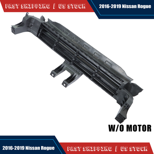 For 2016-2019 Nissan Rogue 2.0L 2.5L Active Grille Shutter Assembly w/o Motor