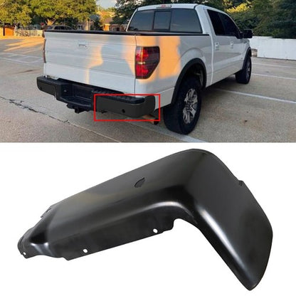 Solid Spare Fit For 09-2014 Ford F-150 Styleside W/Sensor Holes Rear Bumper End Right Black