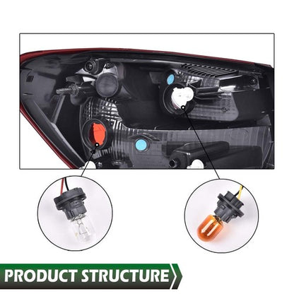 Solid Spare Fit For 16-20 Chevy Malibu Tail Light Lamp Outer Replacement Passenger Side