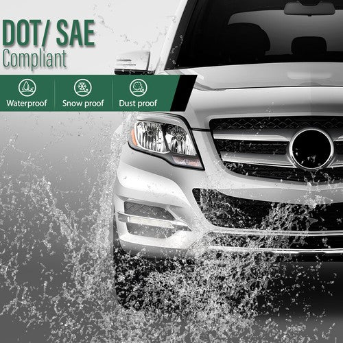 Solid Spare LED Fog Lights Daytime Running Lamps Fit For Mercedes-Benz S550 S600 S63 AMG